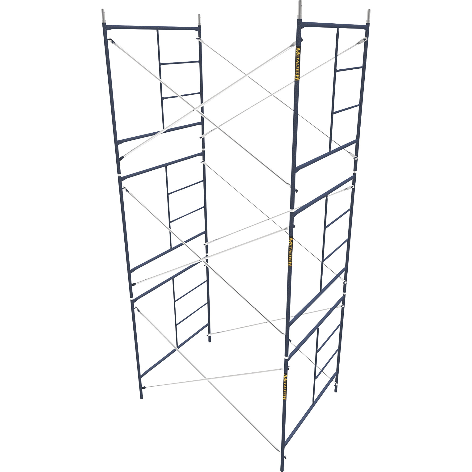Metaltech Safetstack 5ft. x 5ft. x 7ft. Mason Frame, Set of 3, Model# M-MFS606084AK3